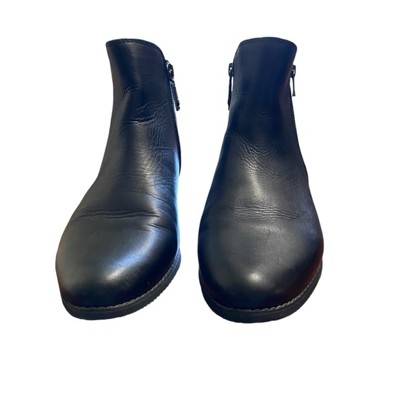 Blondo Sz 9M Black Ankle Leather Boots Waterproof - Picture 2 of 8